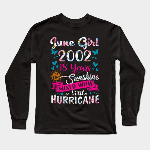 June girl 2002 Long Sleeve T-Shirt by juliawaltershaxw205